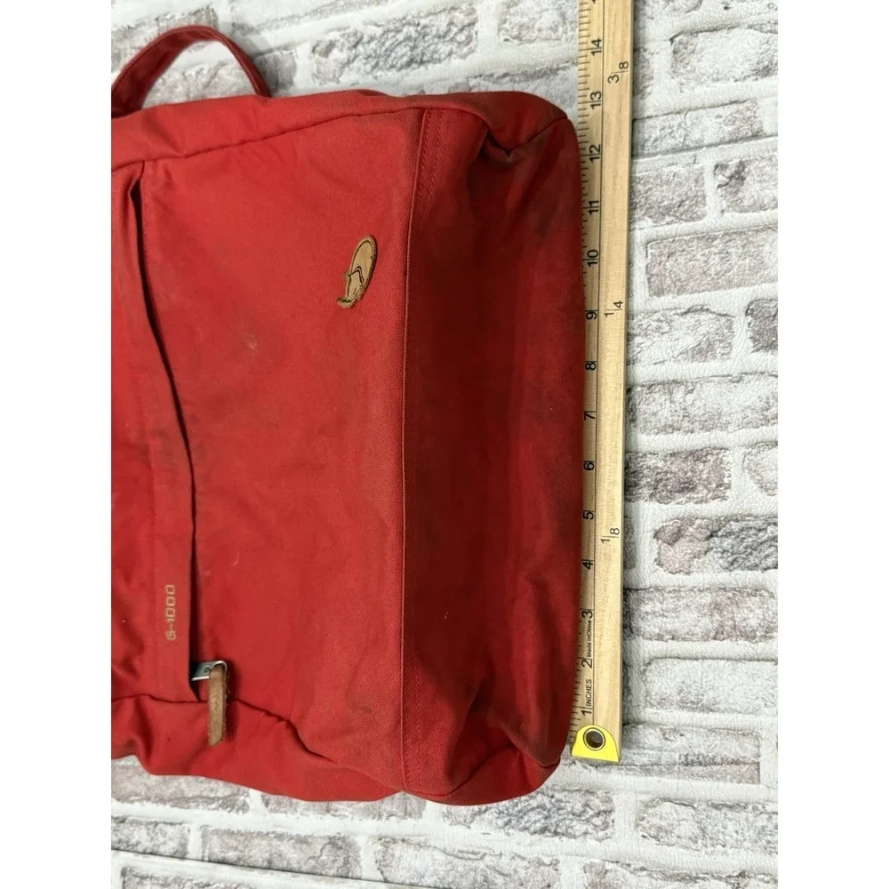 Fjallraven G-1000 Totepack No. 1 Convertible Travel Shoulder Bag Backpack Red - Picture 10 of 12